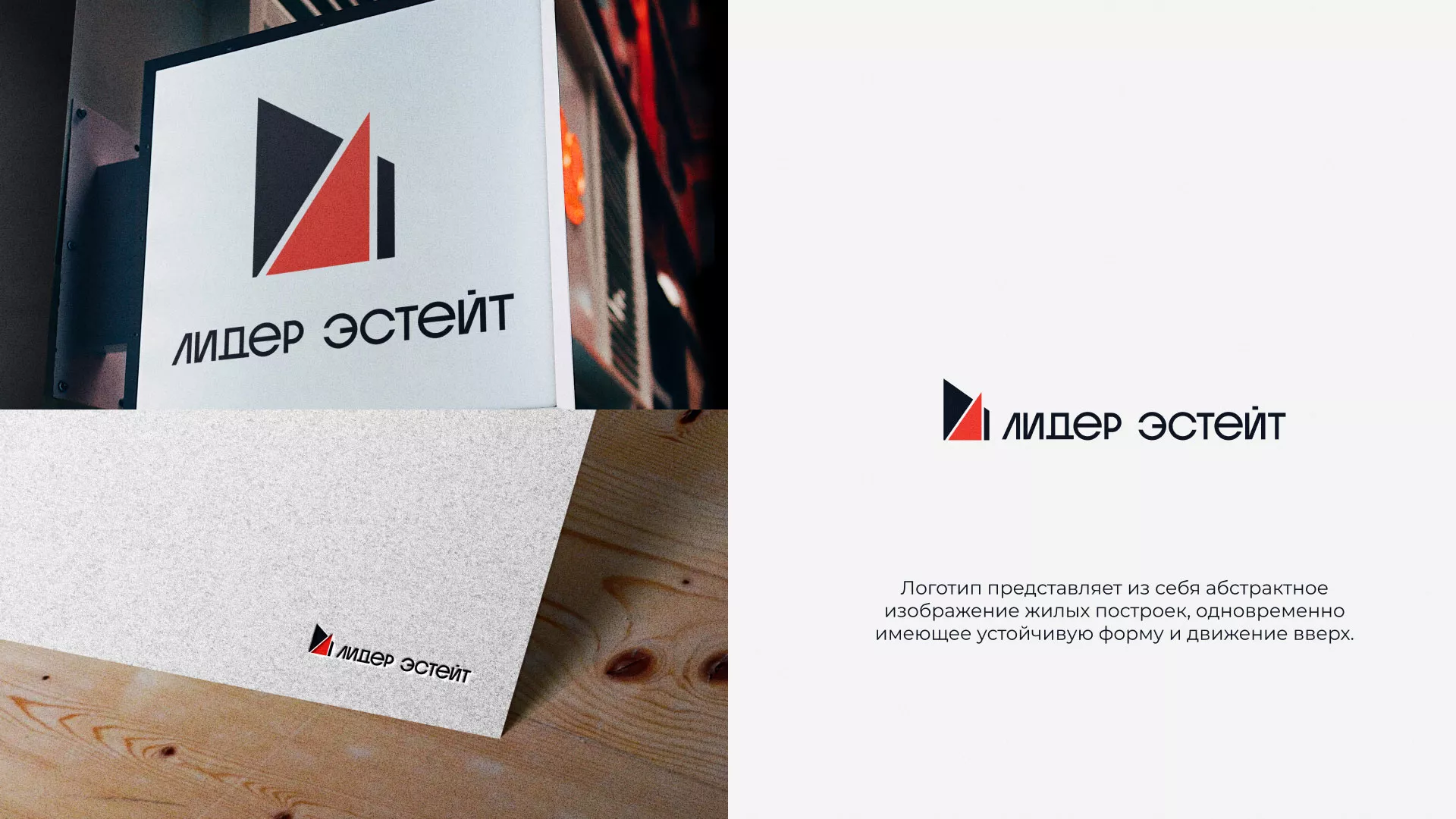 Сделали логотип для агентства недвижимости «Лидер Эстейт» в Ужуре