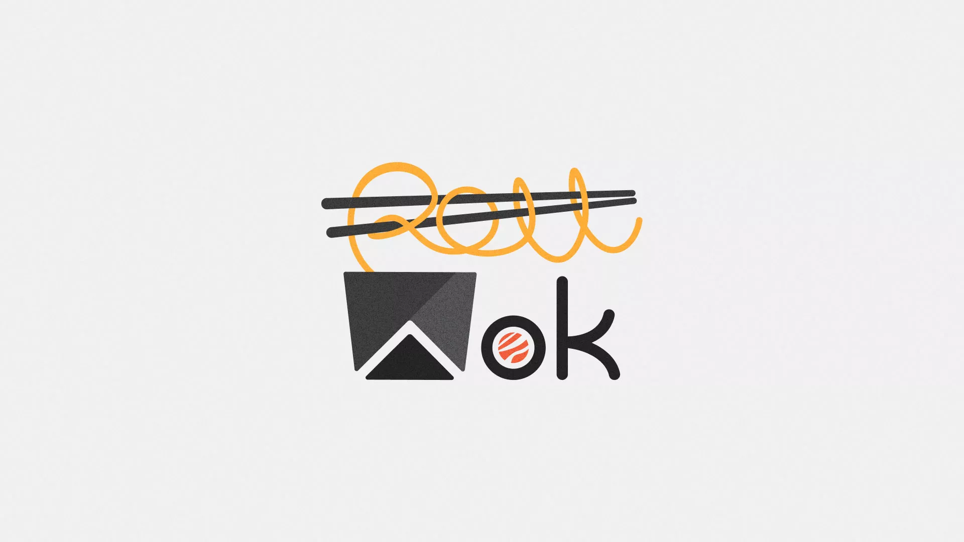 Разработка логотипа в Ужуре для суши-бара «Roll Wok Club» Разработка логотипа в Ужуре для суши-бара «Roll Wok Club»